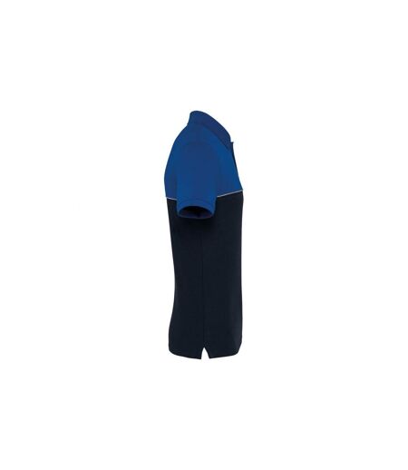 Polo bicolore écoresponsable manches courtes WK. Designed To Work