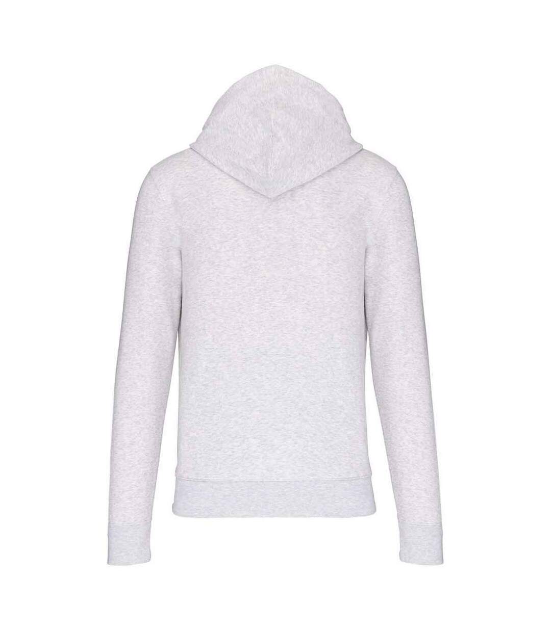 Sweat à capuche homme cendre chiné Kariban