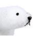 Statuette Déco Ours Manteau 21cm Blanc-2