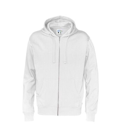 Veste à capuche homme blanc Cottover