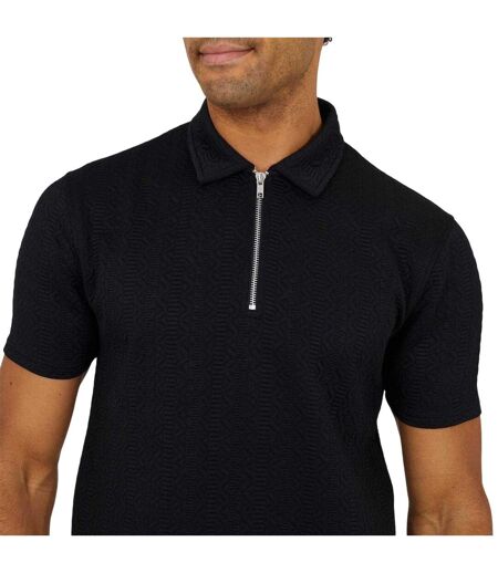 Polo Manches Courtes Homme Noir Vif Brave Soul