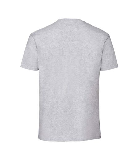 Fruit of the Loom Mens Iconic Premium Ringspun Cotton T-Shirt (Heather Grey) - UTBC5183