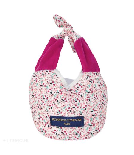 Doudou amusette polyester collection LES PETITS FUTÉS Lapin