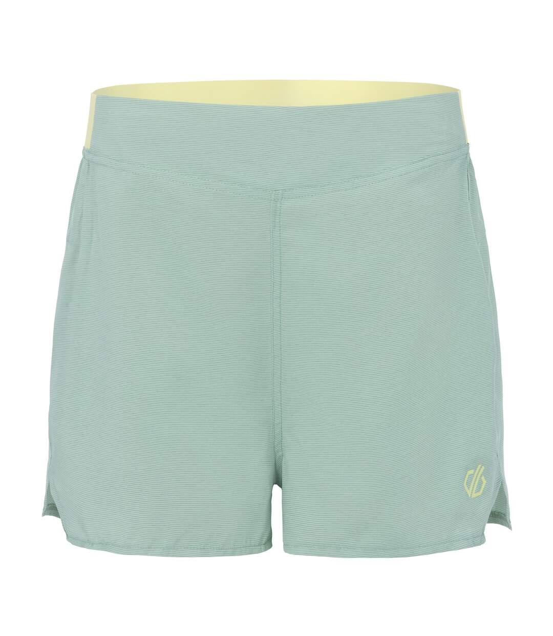Womens/ladies Off Trail Shorts Glacier Green Wax Yellow Dare 2B-2