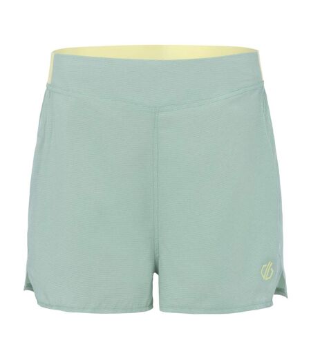 Womens/ladies Off Trail Shorts Glacier Green Wax Yellow Dare 2B