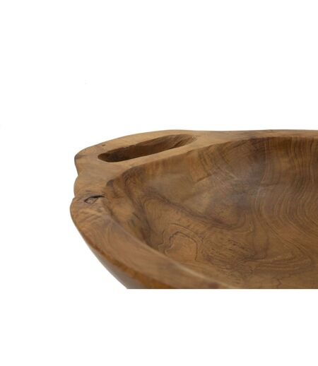 Vide-Poche en Bois Avec Poignées Wan 37cm Naturel