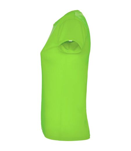 T-shirt Montecarlo Femme Vert Citron Roly Sport
