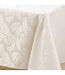 Nappe Jacquard Imprimé Doriane 140x240cm Naturel-2