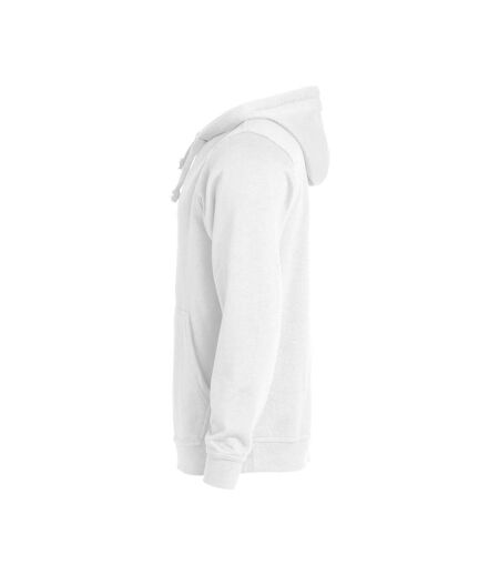 Sweat À Capuche Basic Adulte Blanc Clique