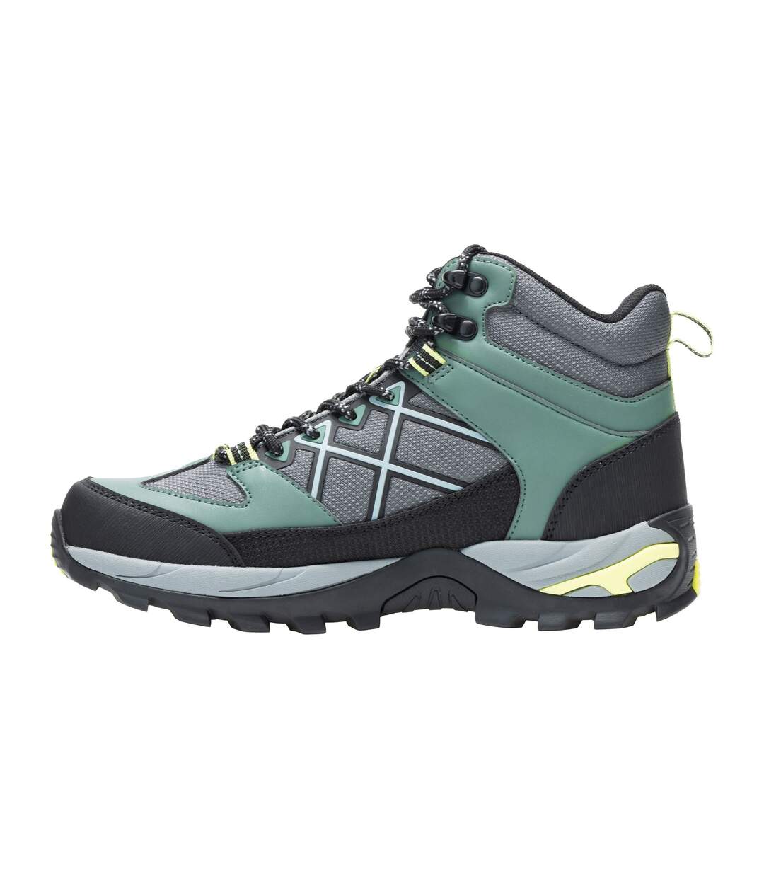 Womens/ladies Samaris Iii Walking Boots Spruce Green Wild Lime Regatta-3