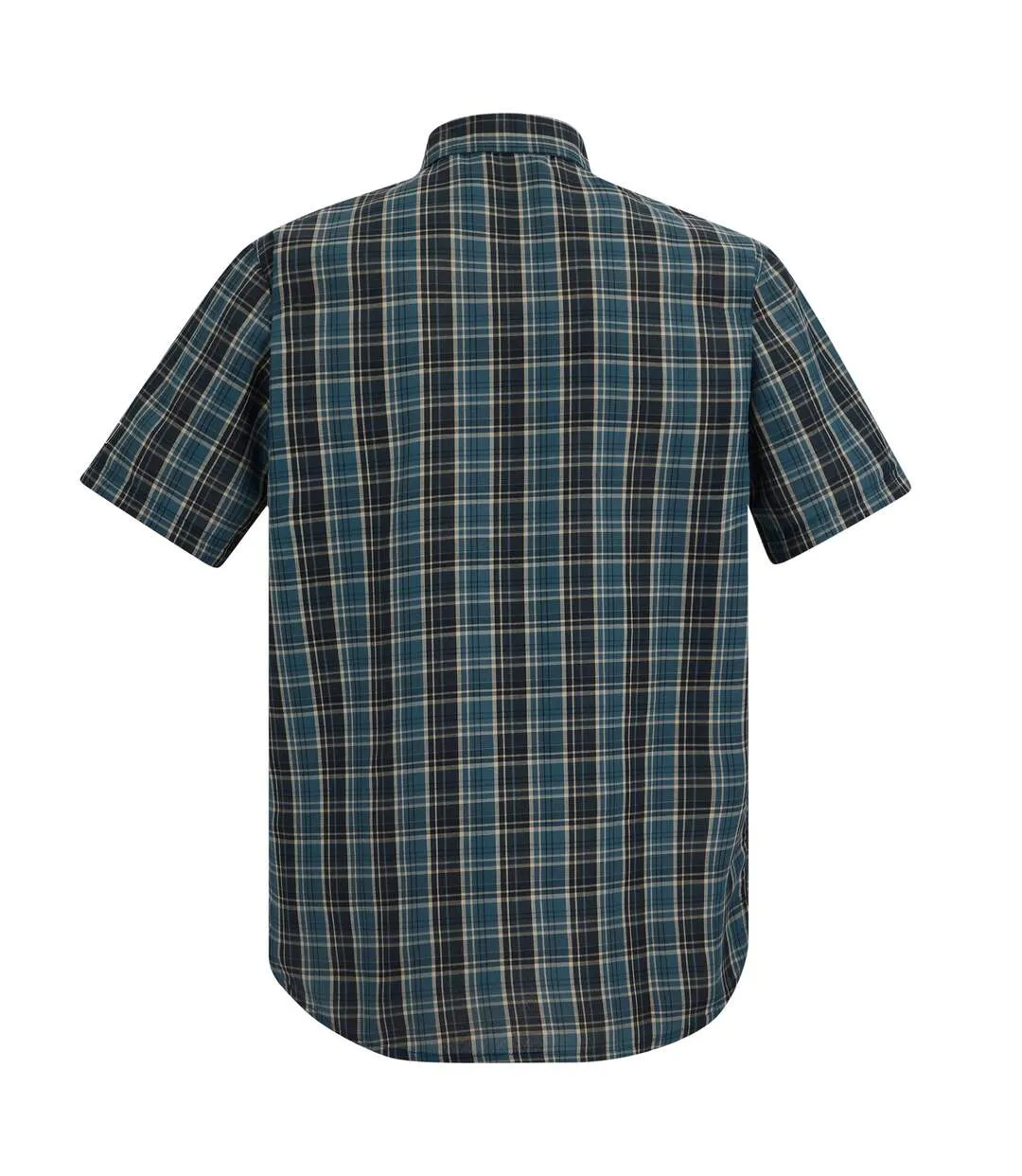 Chemise Manches Courtes Motif/style Triangle Mindano Homme Bleu Nuit Imprimé Regatta-3