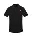 Polo Motif/style Petit Logo Caviar Homme Noir Diesel-1