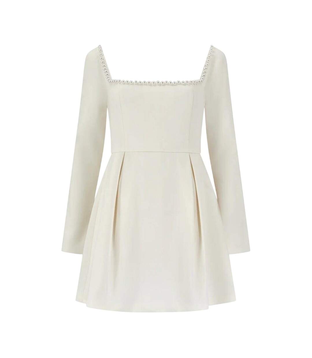 Robe Courte Motif/style Perle The Ultimate Femme Blanc Odd Muse-2