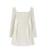 Robe Courte Motif/style Perle The Ultimate Femme Blanc Odd Muse-2