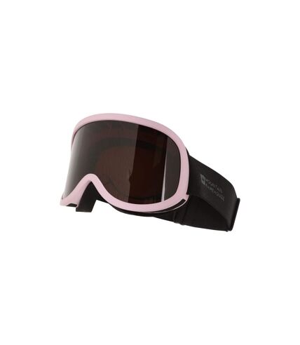 Unisex adult ski goggles one size pink Mountain Warehouse