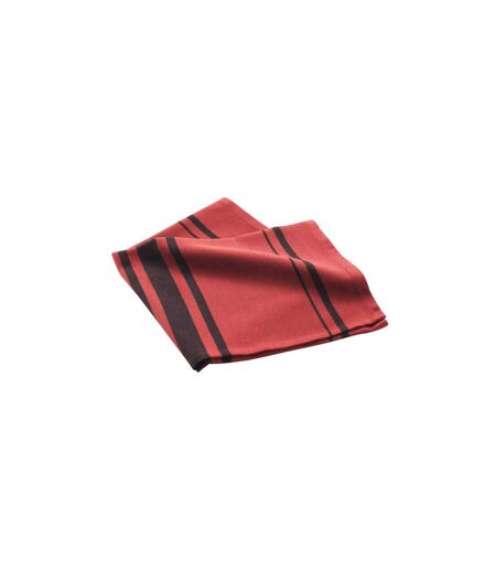 Torchon en Coton Tissé Comptoir 50x70cm Rouge