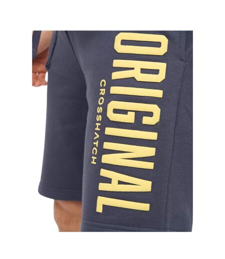 Mens Kensby Shorts Navy Crosshatch