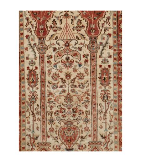 Authentique tapis d'Orient fait main en soie JIHANGIR 42