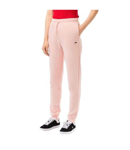 Womens/ladies Fleece Sweatpants Pink Lacoste