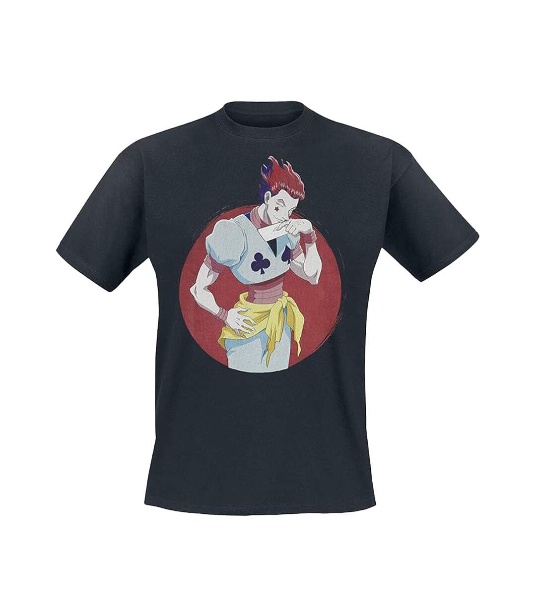 T-shirt Motif Hisoka Homme Bleu Denim Hunter X Hunter-2