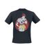 T-shirt Motif Hisoka Homme Bleu Denim Hunter X Hunter-2