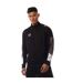 Mens Colour Block Track Jacket Black Charcoal White Sondico-2