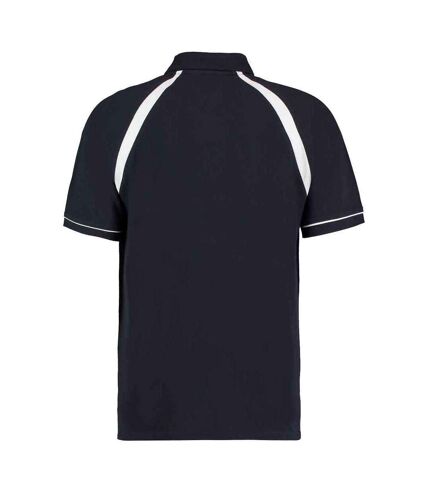 Polo oak hill homme bleu marine / blanc Kustom Kit Kustom Kit