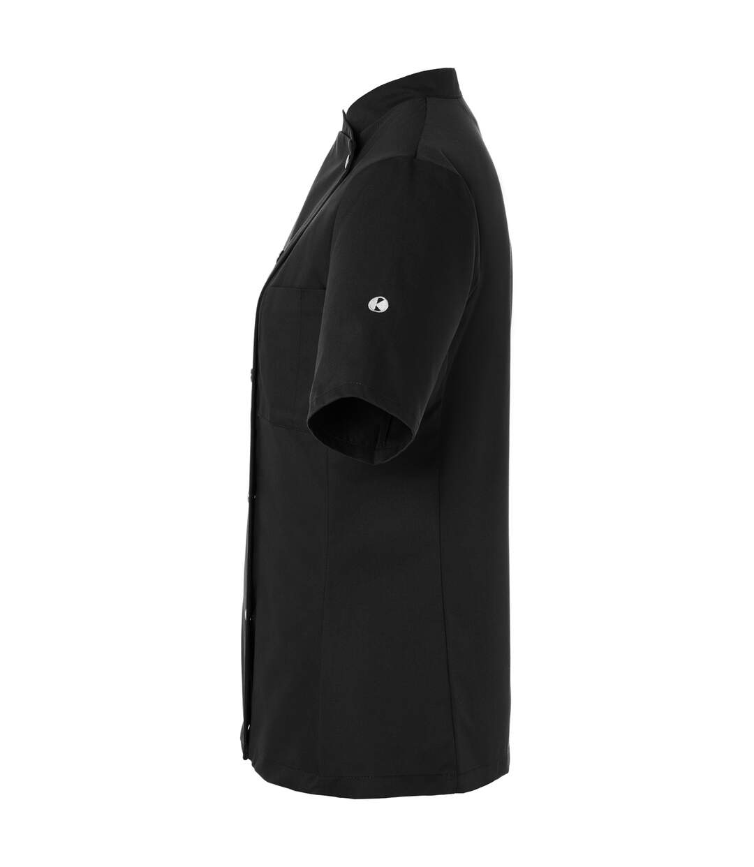 Womens/ladies Greta Chef Jacket Black Karlowsky-3