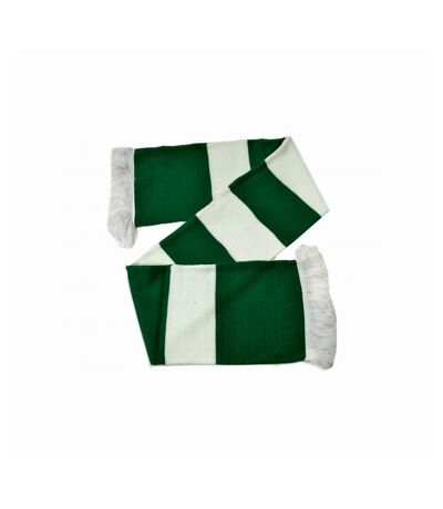 BB Sports Bar Knitted Winter Scarf (Green/White) (One Size) - UTBS3804