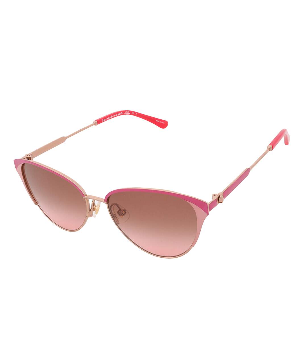 Womens/ladies Alianna/g/s Gradient Sunglasses One Size Pink Brown Kate Spade-2