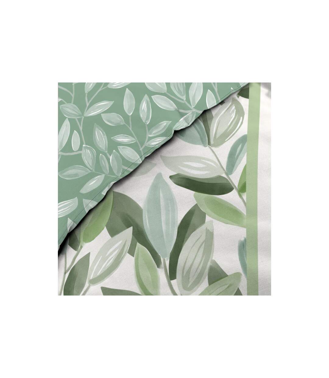 Parure de Lit 3 Pièces Eleonore 240x220cm Vert-4