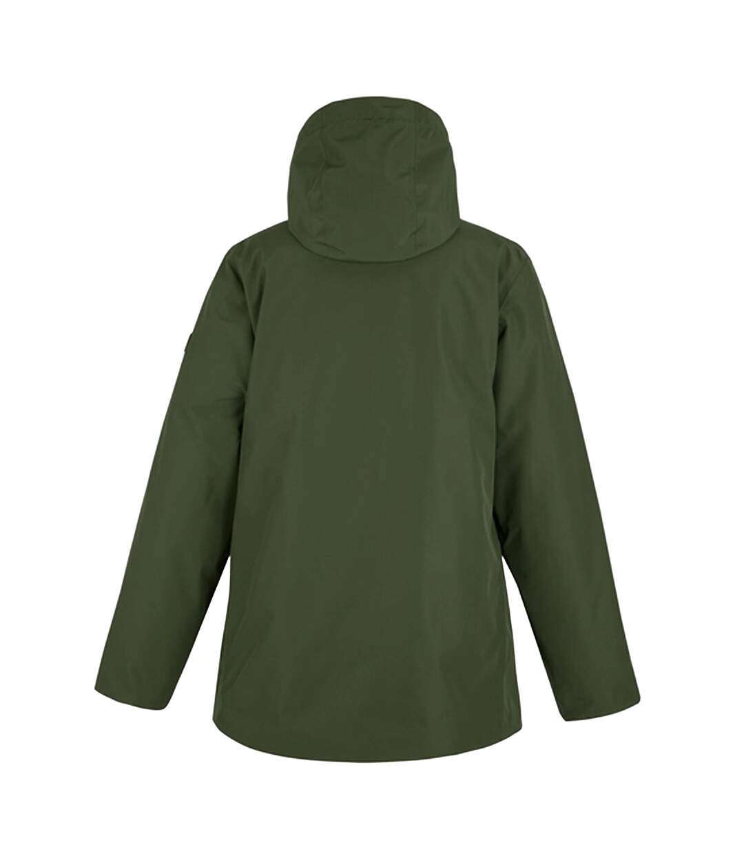 Veste Imperméable Melane Femme Kaki Foncé Noir Regatta-3