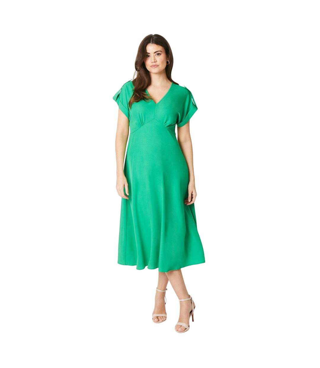 Robe mi-longue femme vert Debenhams