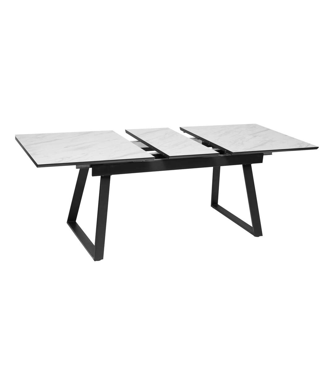 Table à manger extensible pour 4 personnes CAMBURI - Blanc-3
