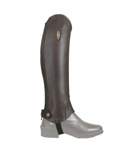 Unisex Adult Vicenza Grain Leather Gaiters S Brown Brogini