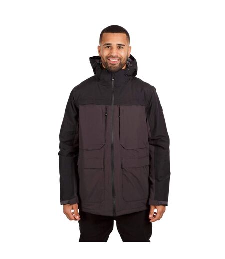 Mens Heathrack Waterproof Jacket Dark Grey Trespass