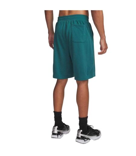 Mens Rival Graphic Shorts Green Black Under Armour