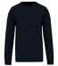 Sweat shirt coton bio - Homme - K495 - bleu marine