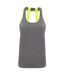 Tri Dri Womens/Ladies Double Strap Back Sleeveless Vest (Black) - UTRW6238