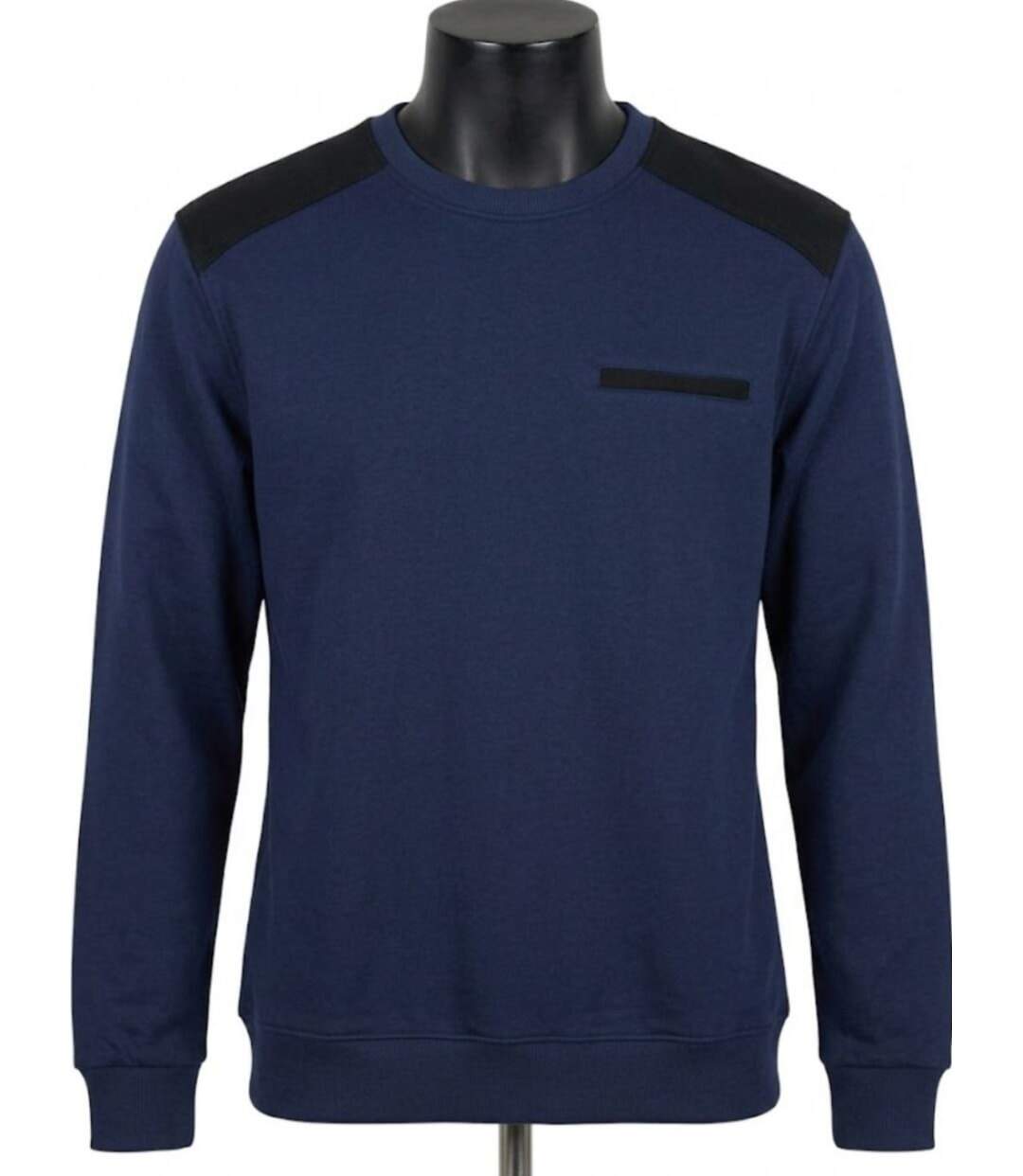 CHALLENGER PARFAIT2 — Sweat molleton bleu : chaleur 320 g et résistance-3