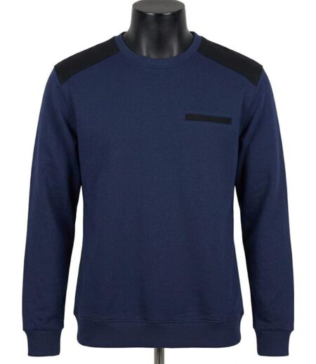 CHALLENGER PARFAIT2 — Sweat molleton bleu : chaleur 320 g et résistance