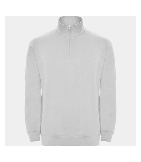 Roly Mens Aneto Quarter Zip Sweatshirt (White)