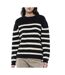 Pull noir/blanc femme pieces klara-1