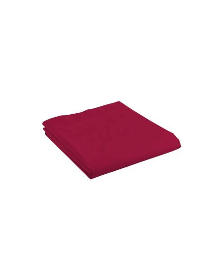 Drap Plat en Coton Biolina 180x290cm Bordeaux
