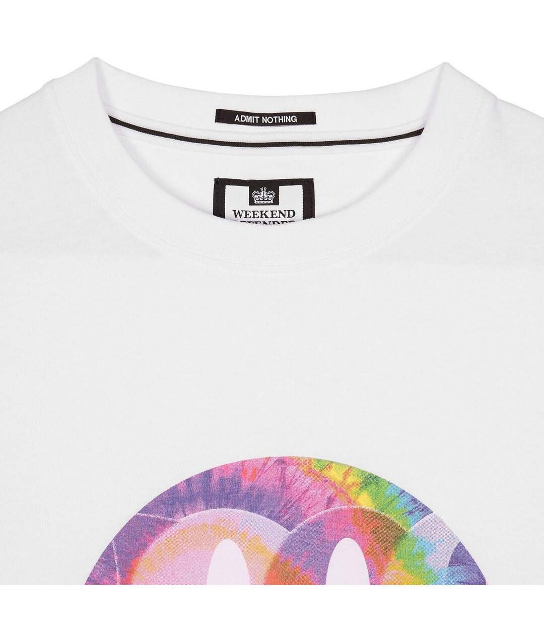 T-shirt Style Graphique Shoom Homme Blanc Weekend Offender-4