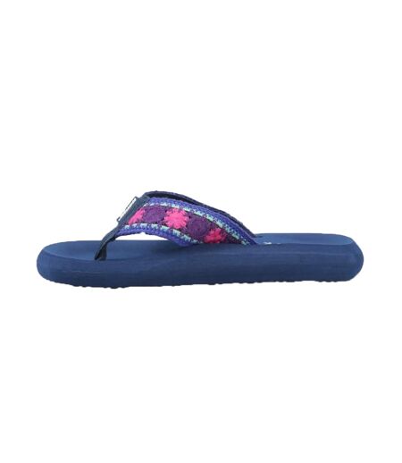 Womens/ladies Spotlight Marlow Embroidered Sandals Purple Multicoloured Rocket Dog