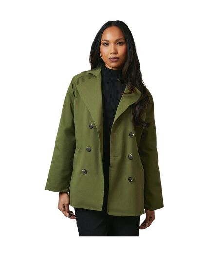 Trench femme vert kaki Principles