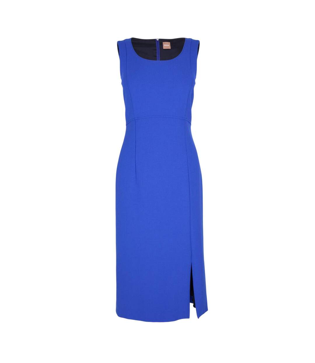Robe Mi-longue Sans Manches Demboka Femme Bleu Vif Boss-1