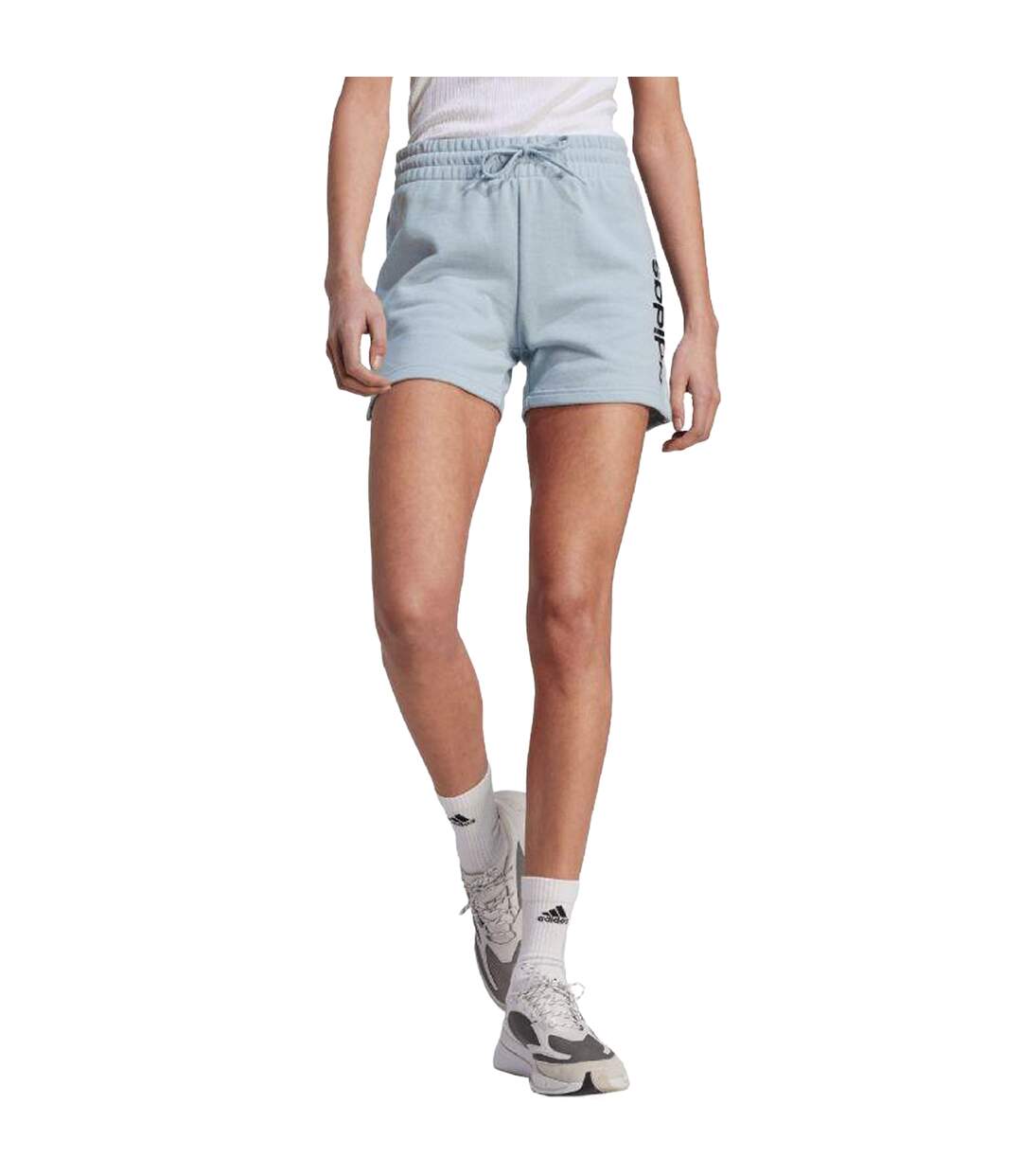 Short Essentials Femme Bleu Adidas-1