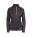 Womens/ladies Fairford Fleece Top Black Marl Trespass-2
